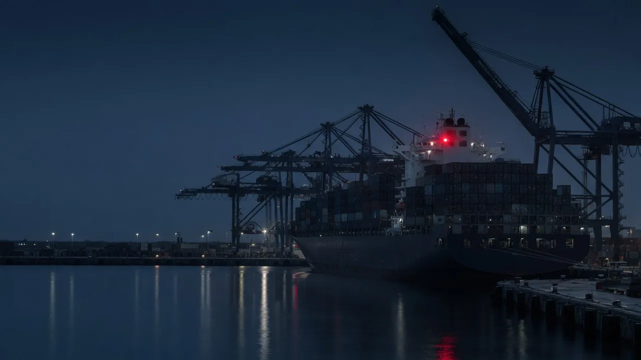 Containerschiff für weltweite Seefracht