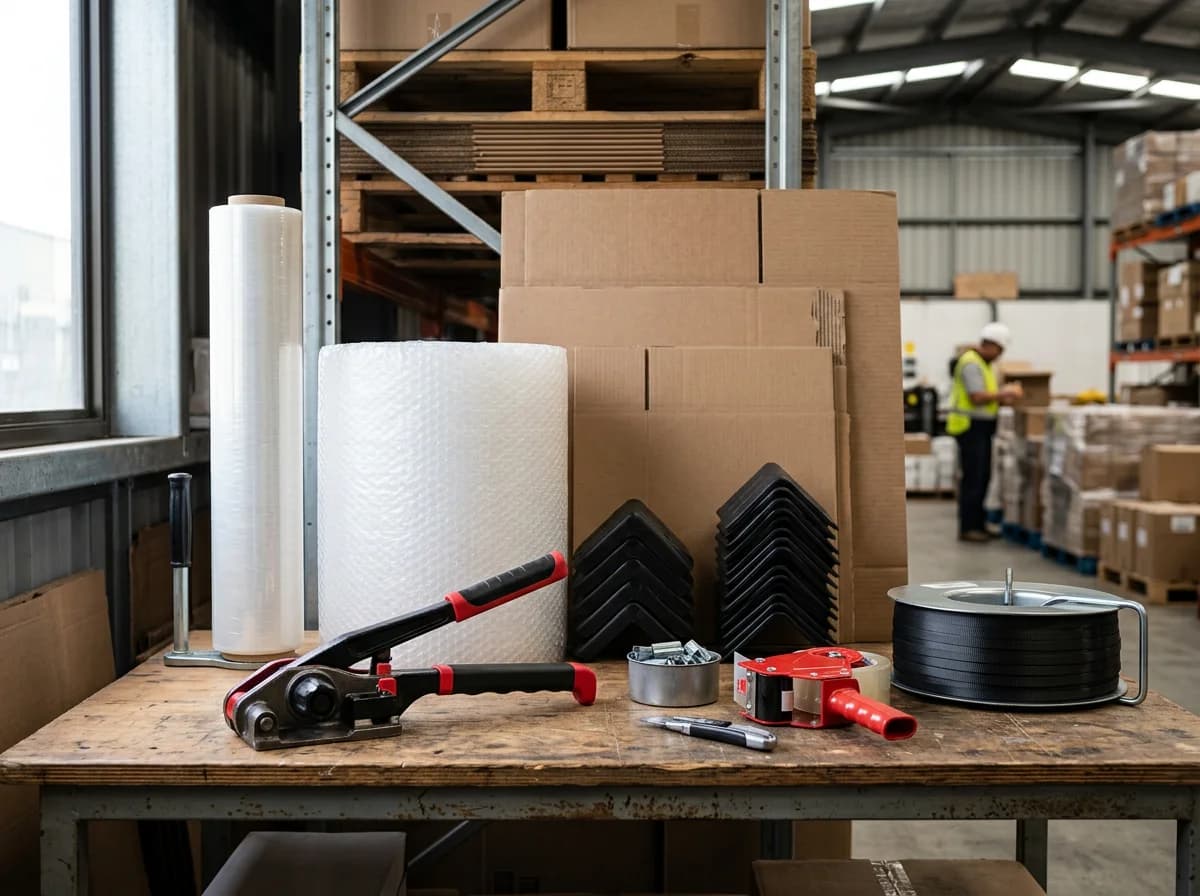 Verpackung für Versand - Verpackungsmaterial im Überblick: Stretchfolie, Polsterung, Kantenschutz