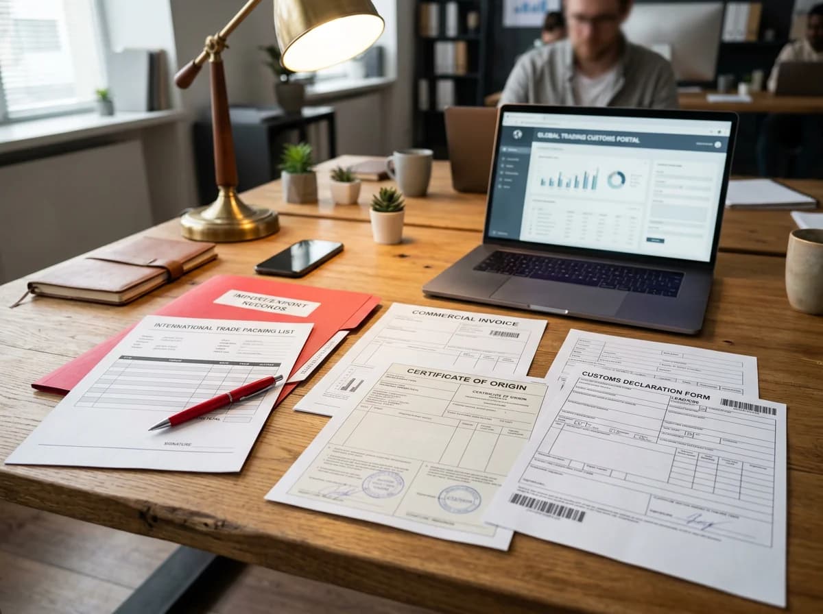 Import Export USA Deutschland - Handelsdokumente und Zollabfertigung