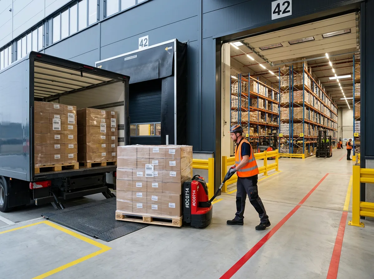 Amazon FBA Transport — Paletten-Anlieferung an ein Amazon-Logistikzentrum per Spedition